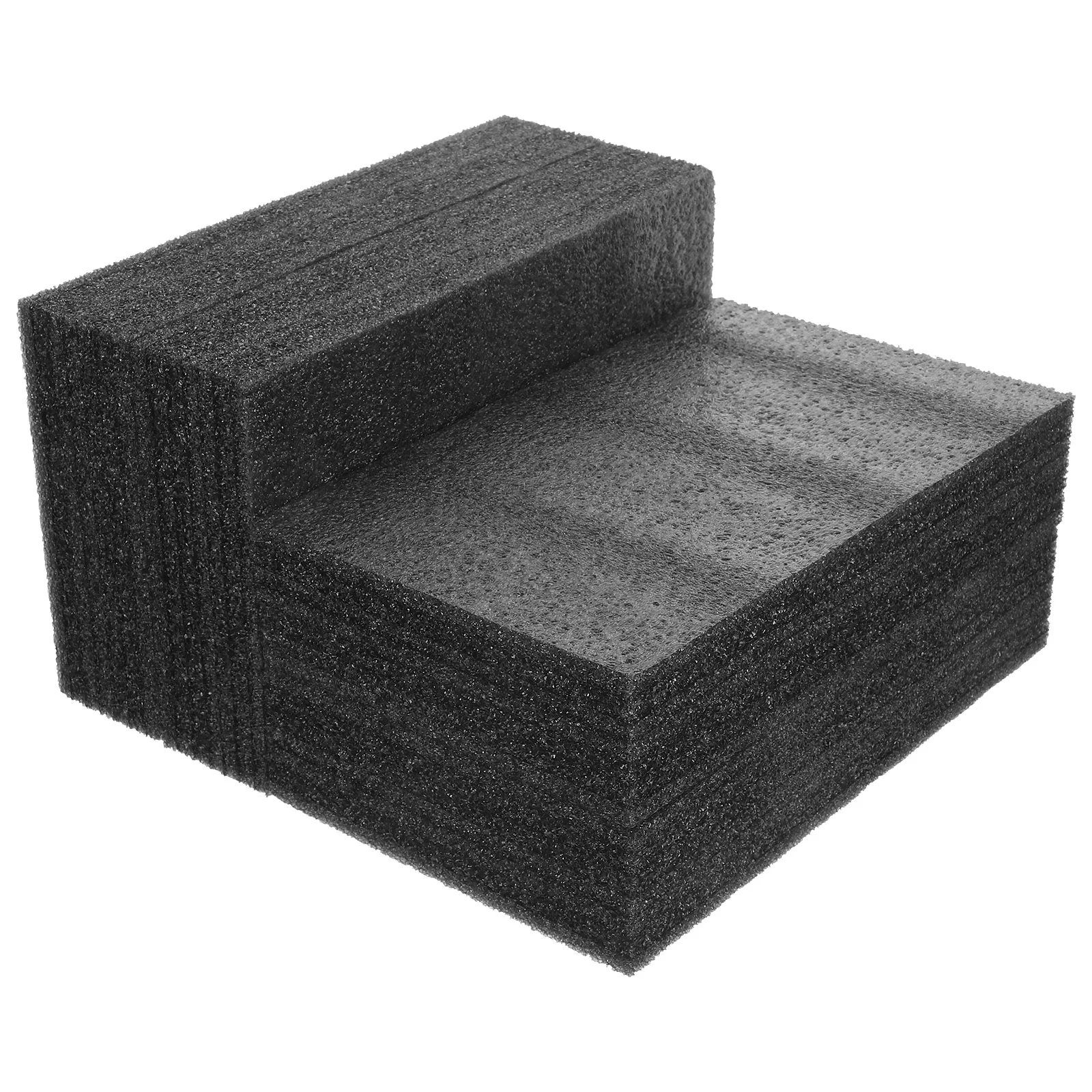 Black Pearl Cotton Foam Pad 4Pcs Packing Case Insert Liner Professional Foam Board Office Binding Supplies Blocks Wrapping book binding supplies