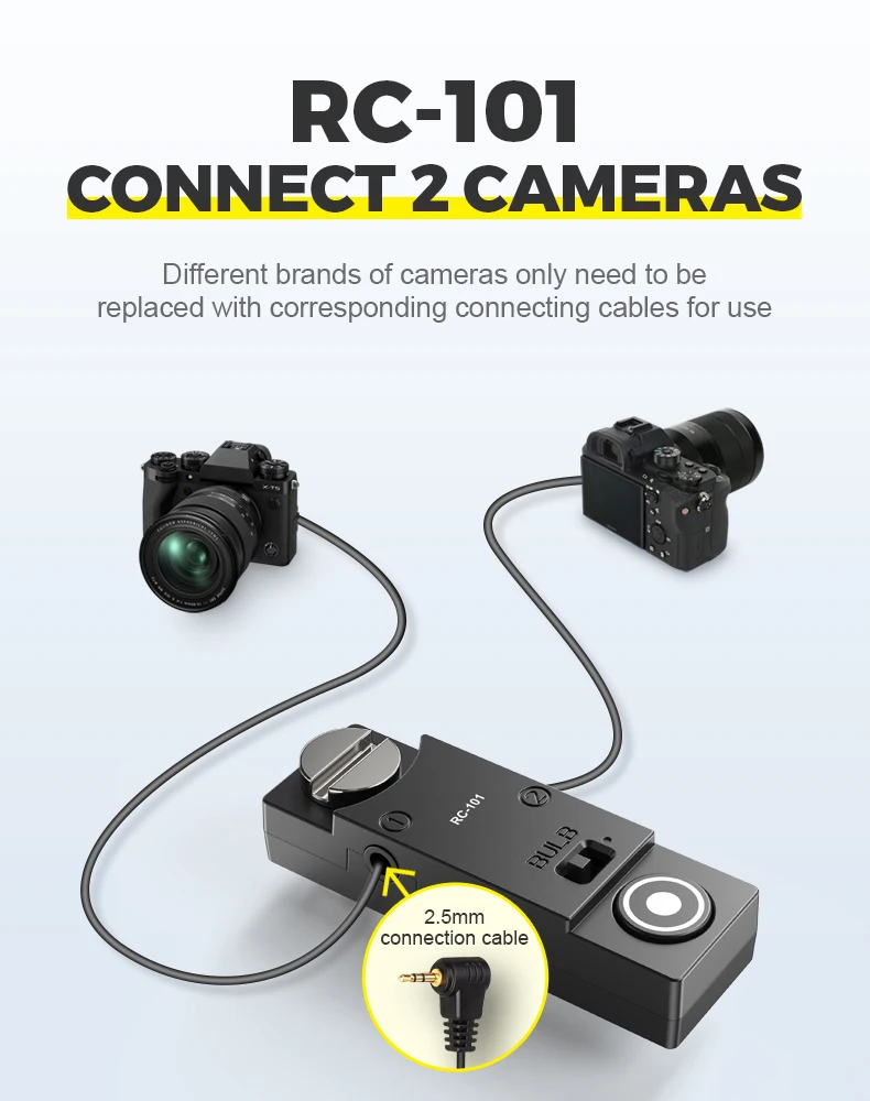 For Nikon Camera Remote Control Shutter Release Cable Camera cage Pot 1/4 Accessories For z8 z9 d800 d5 d850 d810 Release Cable