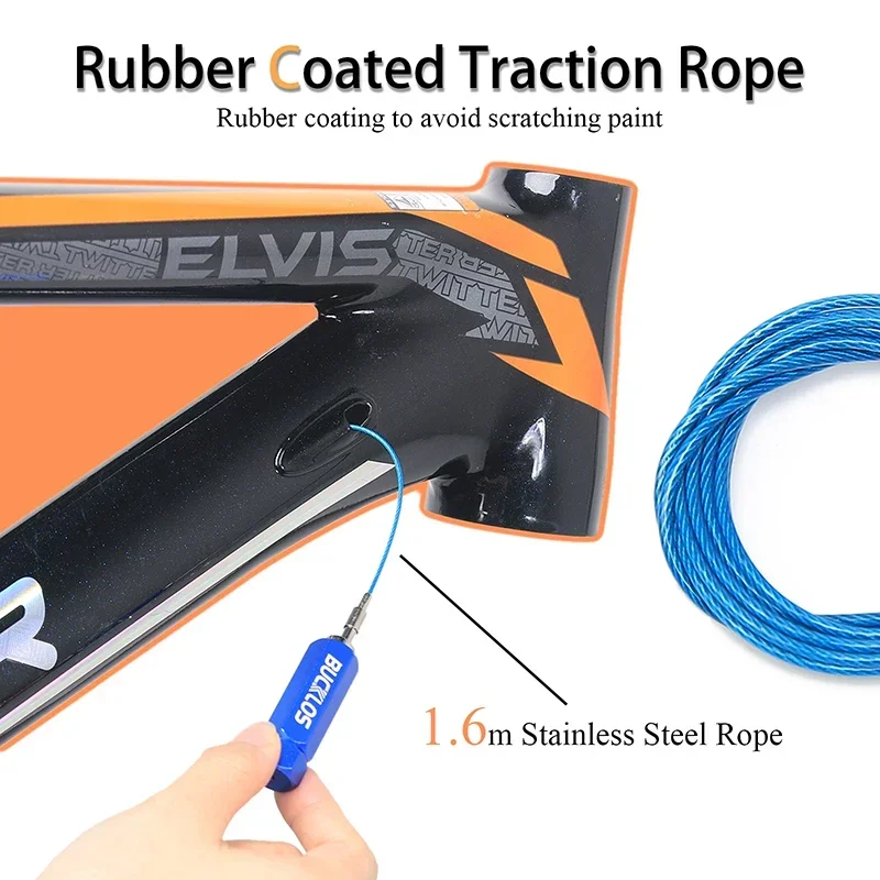 BUCKLOS Bike Internal Cable Routing Tool with Magnet Install Bicycle Too lMtb Brake Derailleur Shifter House Inner Cable Guide