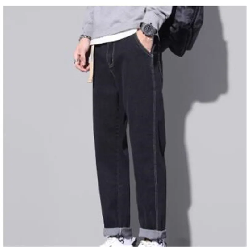 2024 New Winter Autumn Mens Cotton Casual Jeans for Men High Quality Male Pants