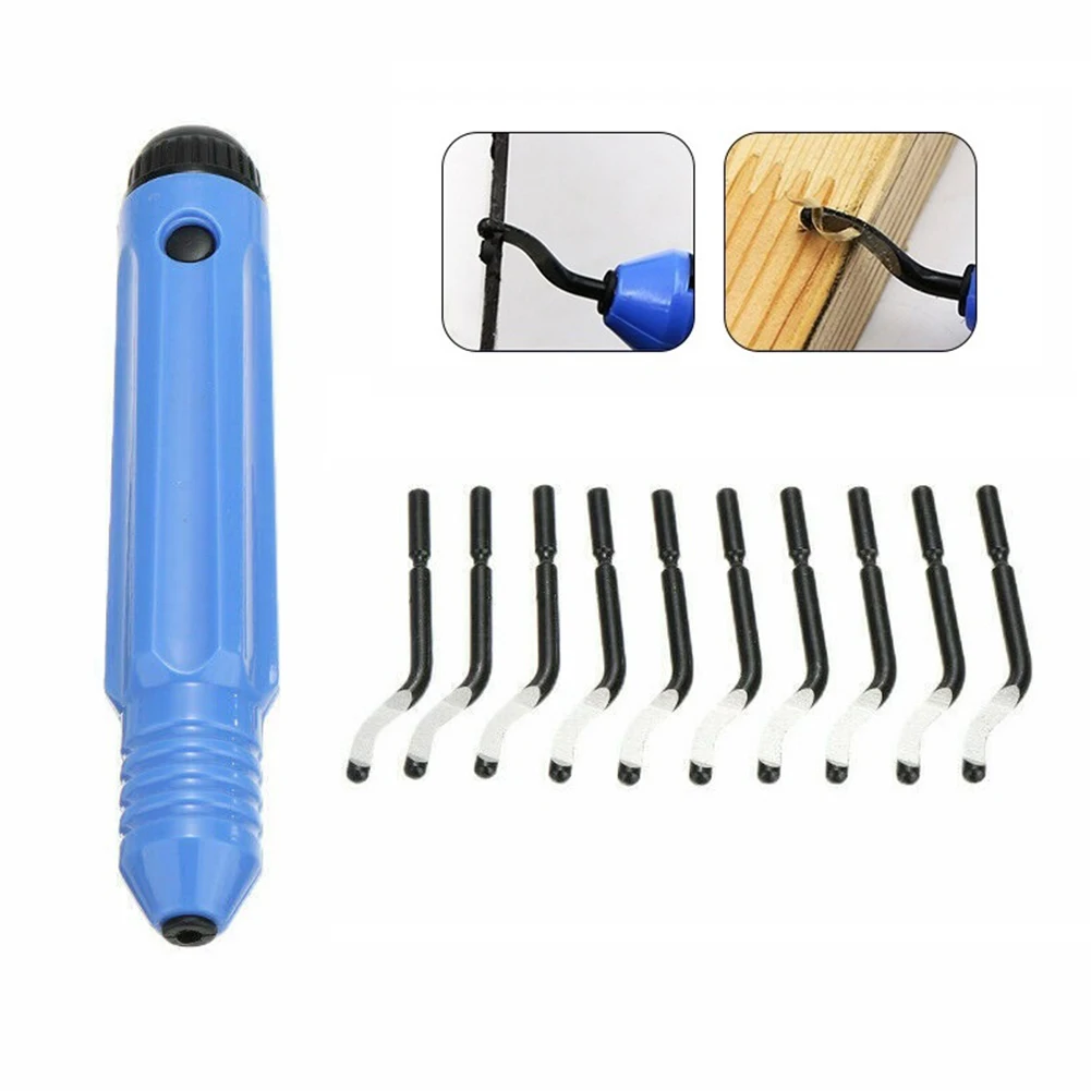 Handle Plastic Burr NB1100 Scraper W/ BS1010 Blades Trimming Deburring Tools Hand Trimming Tools Accessories