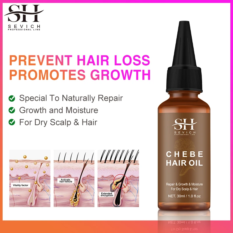 Sevich Chebe Fast Hair Growth Set Anti Hair Loss Treatment Spray Craze Anti Break Care New Africa Baldness Treatment Care