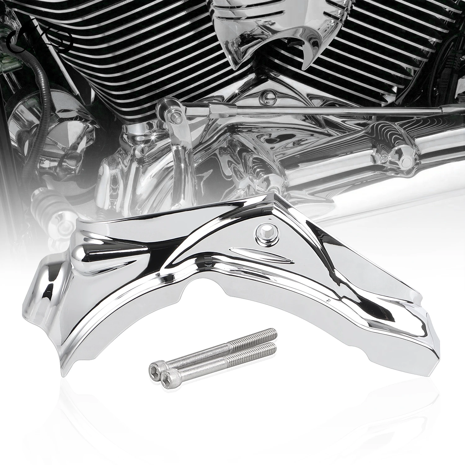 Chrome Tail Light Cover For Harley Davidson Dyna, Softail & Touring Models