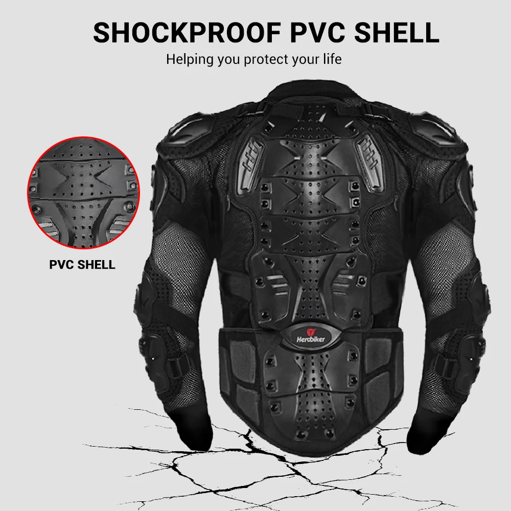 Full Body Motorcycle Jacket Protection Moto Body Armor Motocross Armor Men Turtle Riding