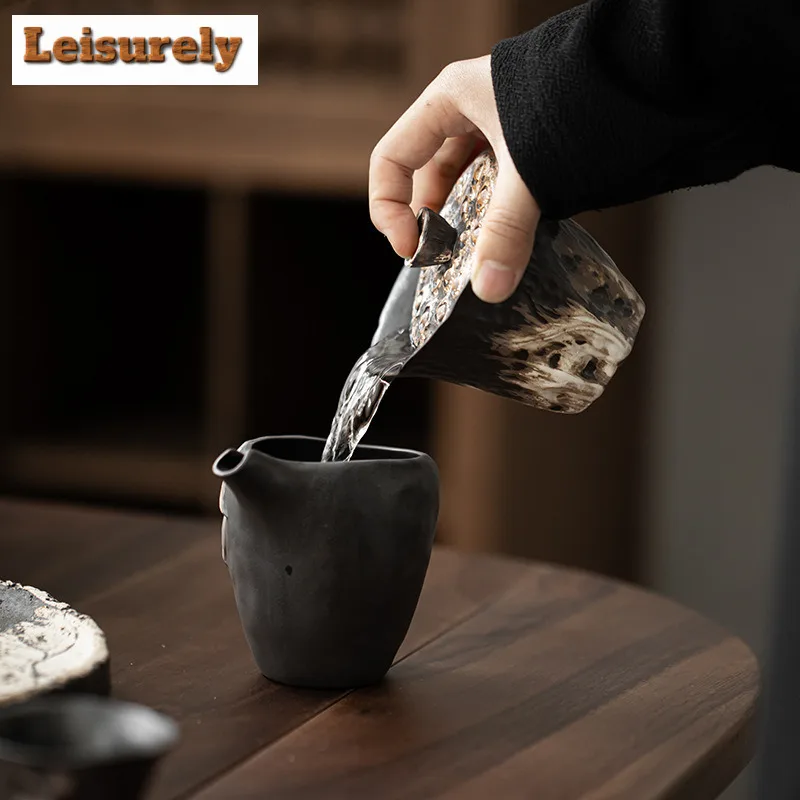 200ml Wabi Sabi Style Gaiwan Luxury Relief Lotus Rhyme Tea Tureen Household Tea Maker Cover Bowl Tableware Supplies Ornaments