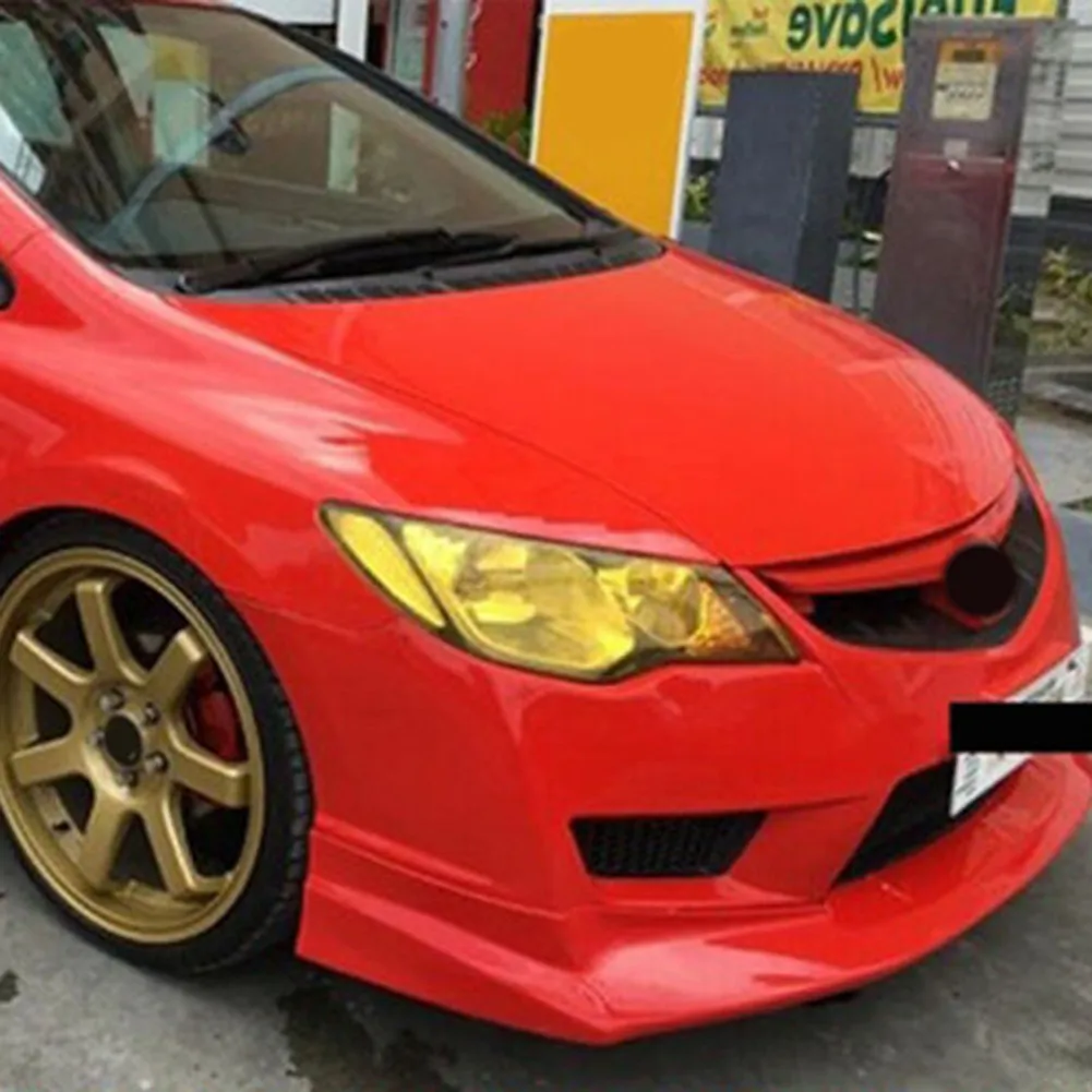 

Waterproof Lamp Film Wrap Yellow 12\"x48” DRL Fog Light Sporty Racing Universal Vinyl High Quality New Practical