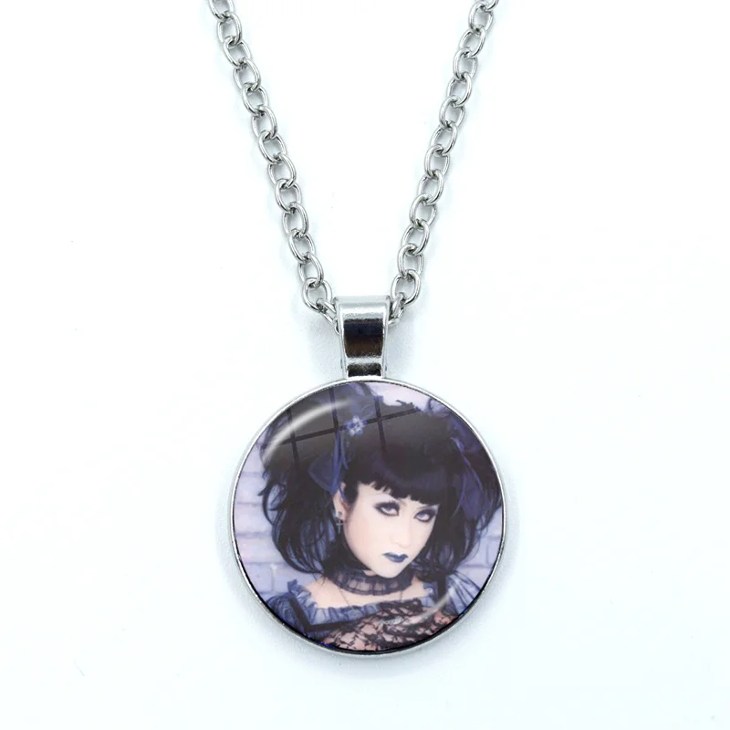 Moi Dix Mois Malice Mizer Mana Sama Glass Dome Cabochon Pendant