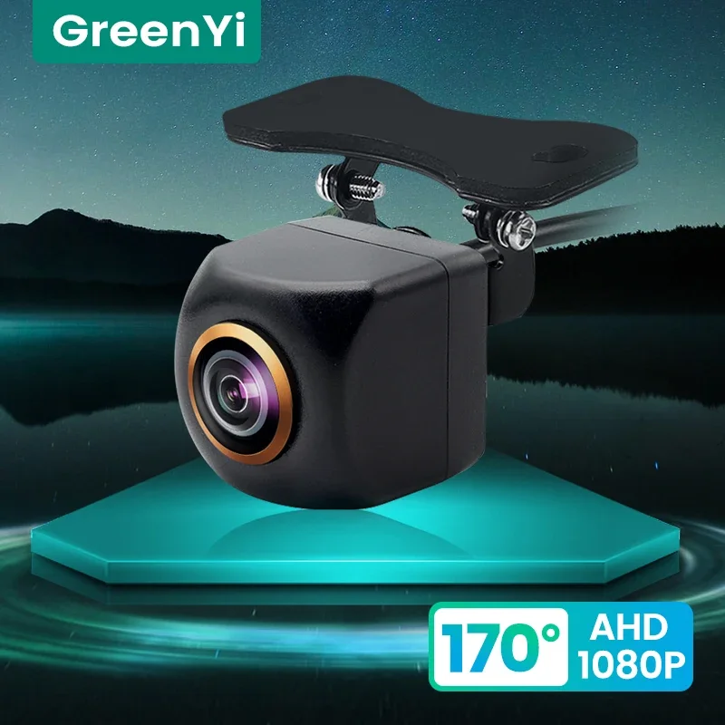 170&deg; Golden Lens 1920x1080P Car Rear View Camera Fisheye Full HD Night Vision Reverse AHD 4 Pin Vehicle Parking Camera rear camera rear view camera front and rear cameras