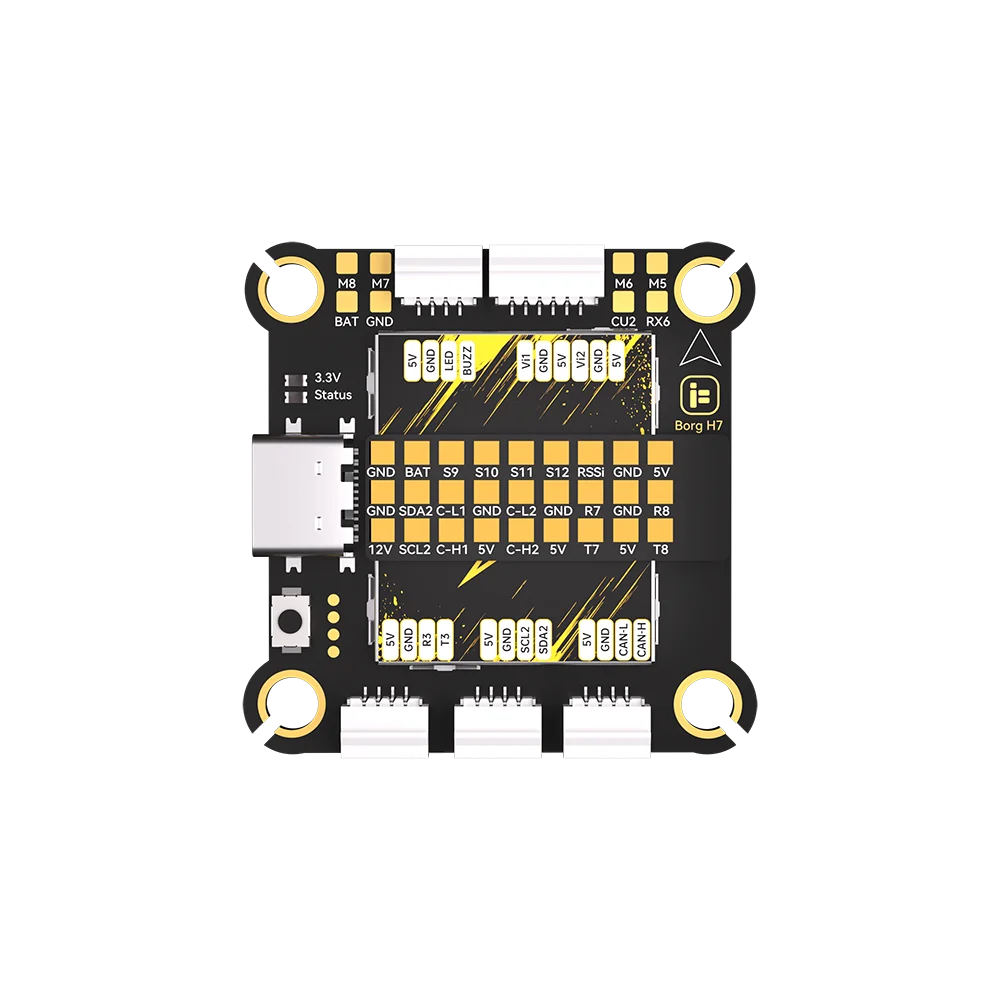 Стек iFlight Borg H7 с контроллером полета Borg H7 4-12S FC/Borg 60A ESC 4-6S BL32 ESC для радиоуправляемых дронов с FPV thumbnail 5