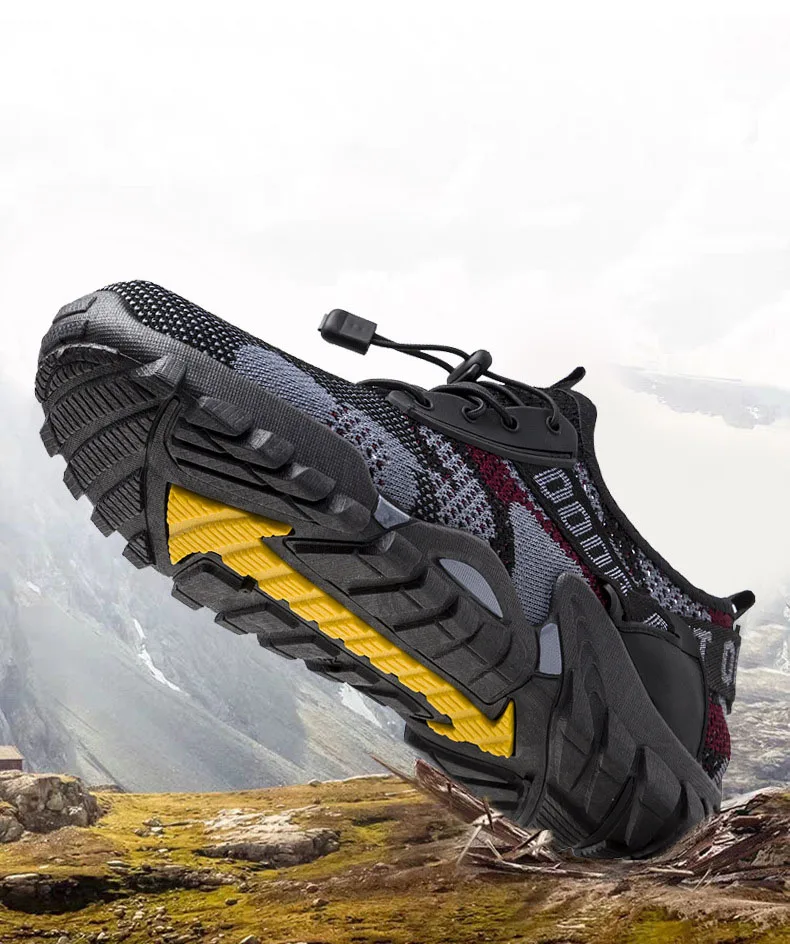 Description Picture 4 of itemOulylan Men Outdoor Hiking Trekking Shoes Climbing Shoes Mountain Outdoor Non-slip Hunting Male Comfy Sport Trail Soft