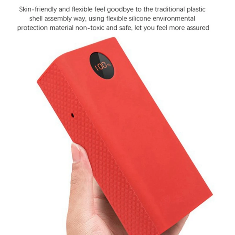 Portable Power Bank Protective Case 40000Mah Power Bank Silicone Case For Romoss Zeus Pea40