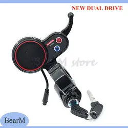 Enhanced Electric Scooter Instrument Display with LCD Meter and Finger Throttle (New dual drive)