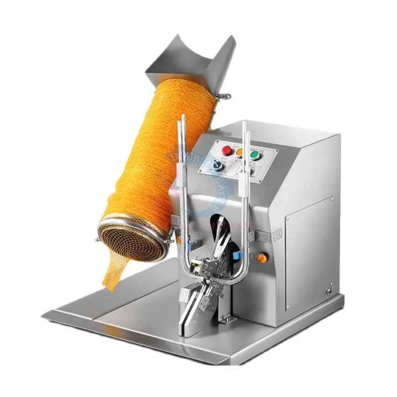 

Commercial Automatic Cutting Net Bag Double Buckle Sealing Machine Fruit And Vegetable Electric Egg Net Bag Packing Equipment