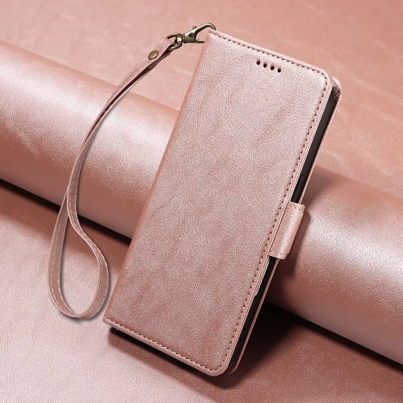 Premium RFID Leather Wallet Phone Cover - Elegant Flip Case Design