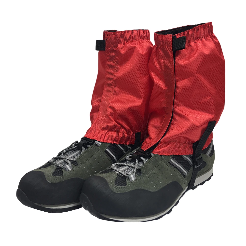 1 Pair Waterproof Ankle Gaiters Snow Gaiters Oxford Cloth Boots Cover Sleeves Adjustable Snow Shoe Covers For Outdoor Hiking