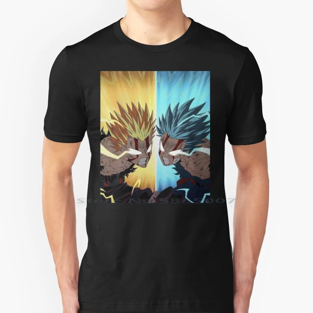 Shonen Jump Bakugou Deku Vs Nine-T Shirt 100% Cotone Shonen Jump Bakugou Deku Vs Nine Bakugou E Deku Vs Nine Deku E Bakugou