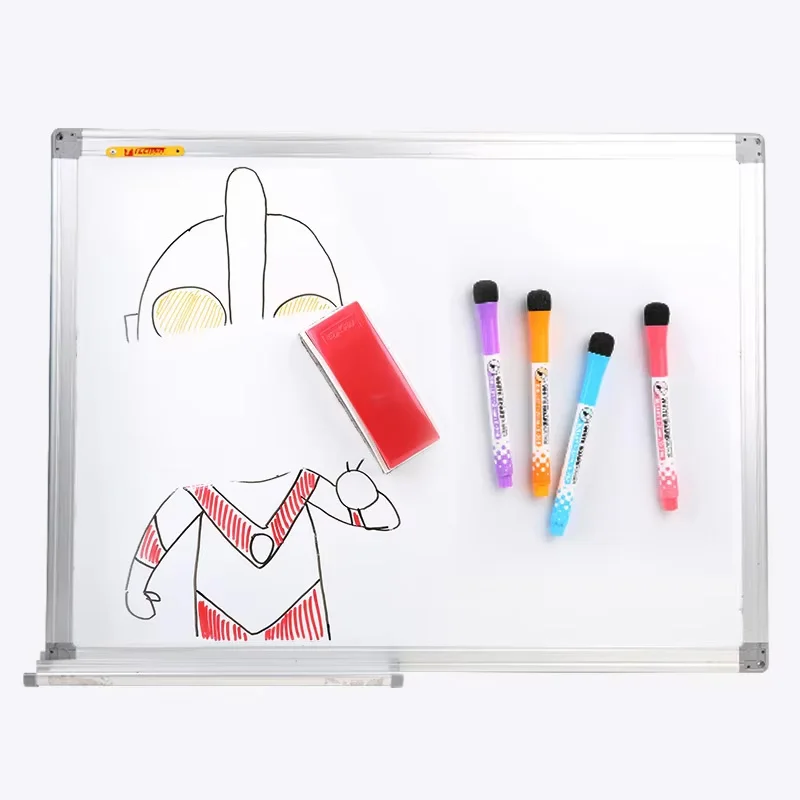 Pennarelli per lavagna bianca colorata magnetica cancellabile a 8 colori Gomma incorporata Materiale scolastico Penna per lavagna Penna da disegno per bambini - immagine 4