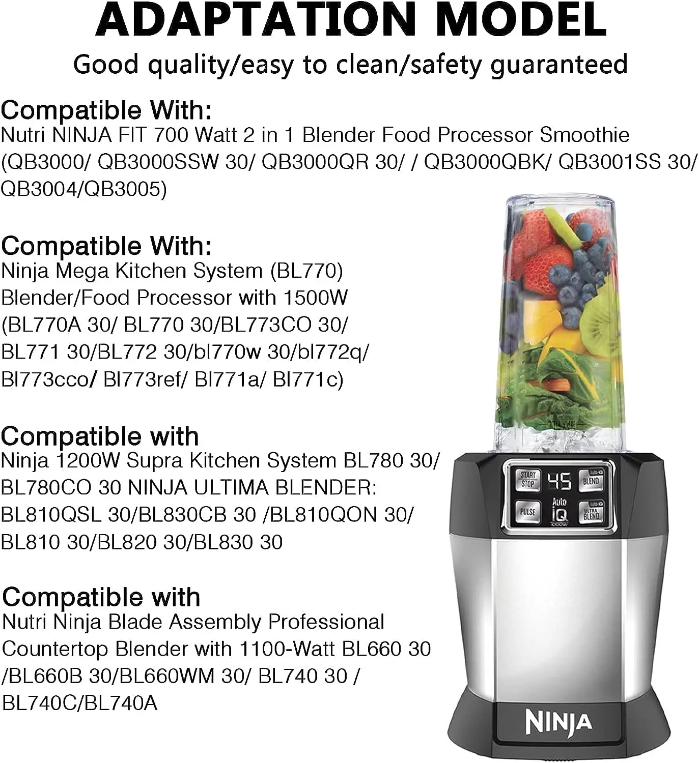 NEW Ninja BL773CO Mega Kitchen System 1500W Food Processor Total