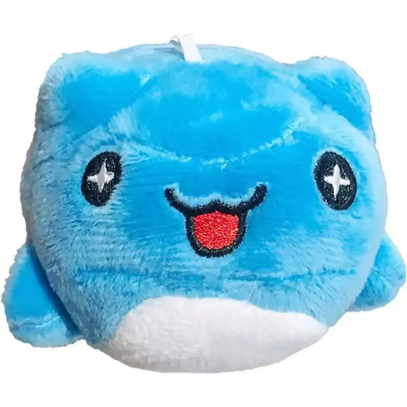 10cm Bugcat Capoo Plush pendants Anime Blue Cat Worm Cosplay Backpack decorative keychain children birthday present 3