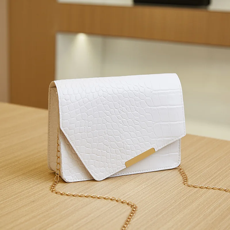 

Fashion Mini Women Bags 2023 New Luxury Shoulder Bag Chain Crossbody Bag PU Solid Color Purses Hasp Luxury Design Messenger Bag