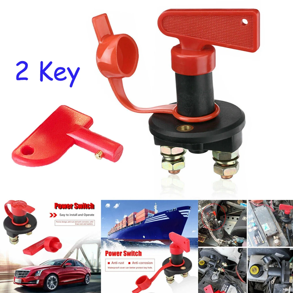 Interruttore Isolatore Batteria Universale 12V Cut Off Kill Switch Car Boat Van Truck
