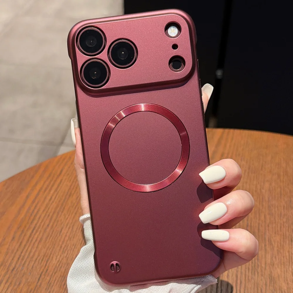 Sleek Shockproof Matte Case with Camera Protection