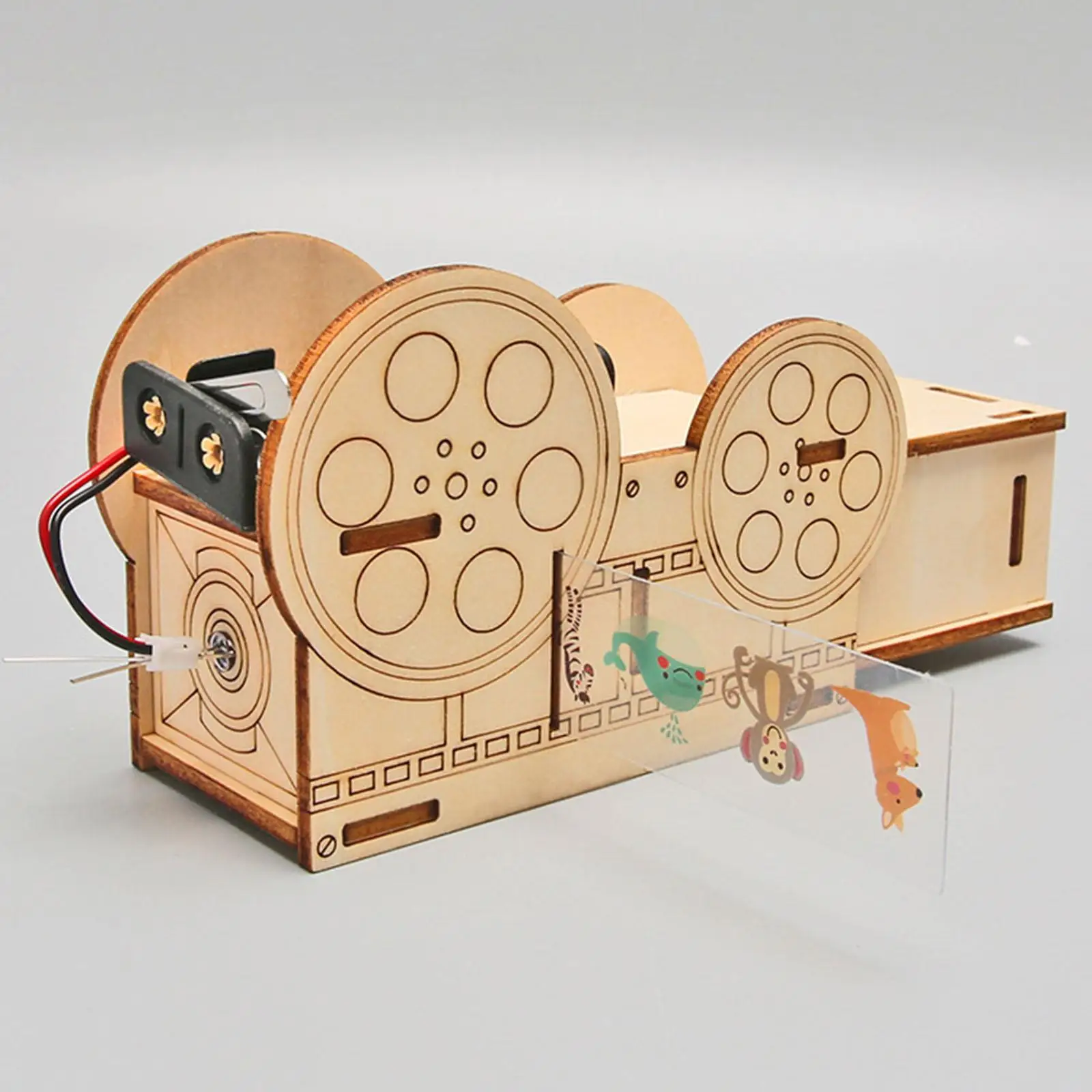 Wooden Building Blocks Set Craft Kits Brain Teaser Mechanical Model Wooden Puzzles Model Set for Kids Beginner Adults Boys Girls