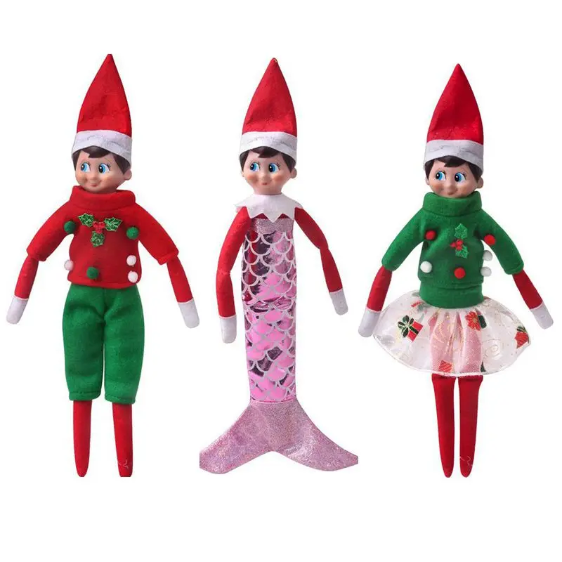 Kawaii Items Fashion Doll Tops Pants Mermaid Dresses Kids Toys Free Shipping Things For Elf  Figures Red Book Dolls DIY Game