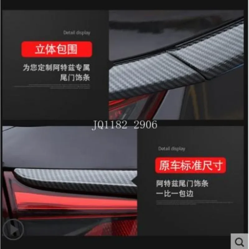 High-quality ABS Chrome Trunk Decorative strip Tailgate trim Anti-scratch decoration For Mazda 6 ATENZA 2014-2020 Car styling