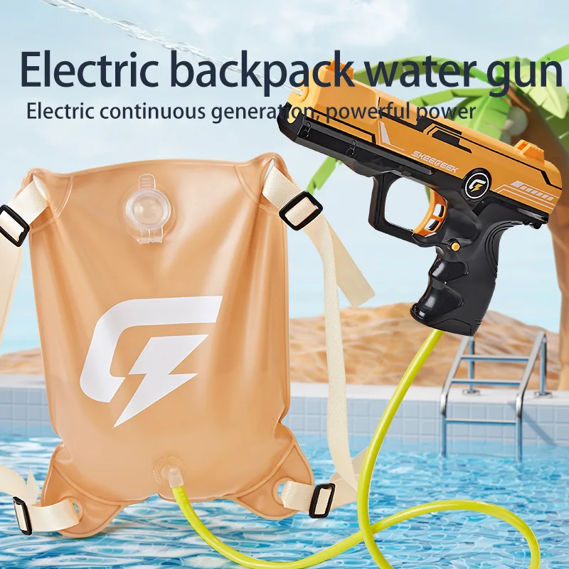 Electric Water Gun Toys Summer Beach Outdoor Beach Large-capacity Shooting Toy Swimming Pool Adult Boys Shooting Game Water Gun
