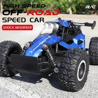 New RC Car 1:16 2WD with LED Light 2.4G 20KM/H High Speed Off-Road Climbing Remote Control Car Toy Gifts for Boys Girls Kids 1