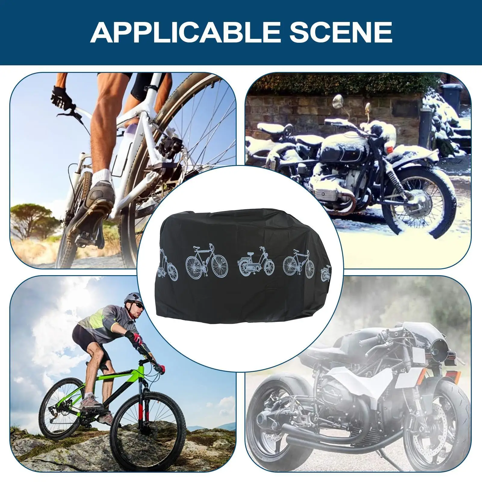 Waterproof and Dustproof Bicycle Sunshade Cover - Scratch Resistant Rain Protection