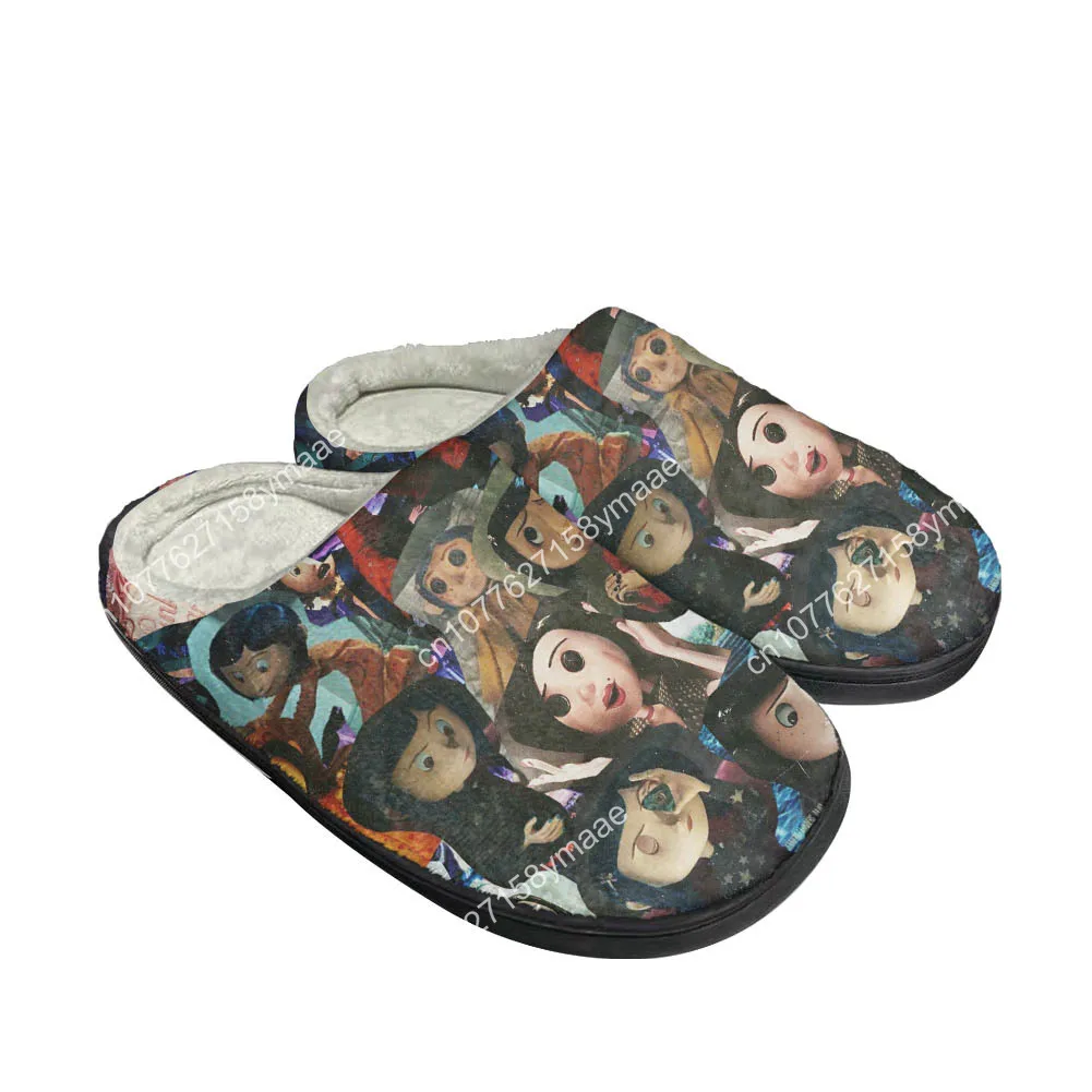 Hot Cool Coraline Fashion Cotton Custom Slippers Mens Womens Sandals Plush Casual Keep Warm Shoes Thermal Comfortable Slipper