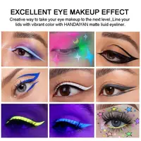 Handaiyan Eyeliner Pen Waterproof Matte Liquid Color Eye Liner set - Image 2