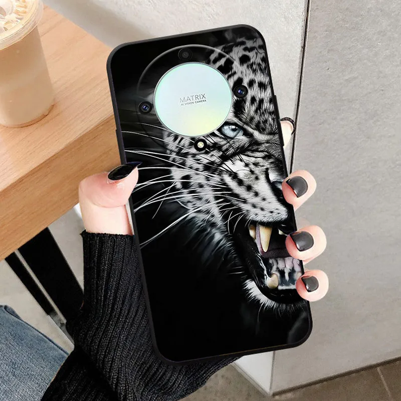 Wolf & Lion Design Shockproof Silicone Phone Case