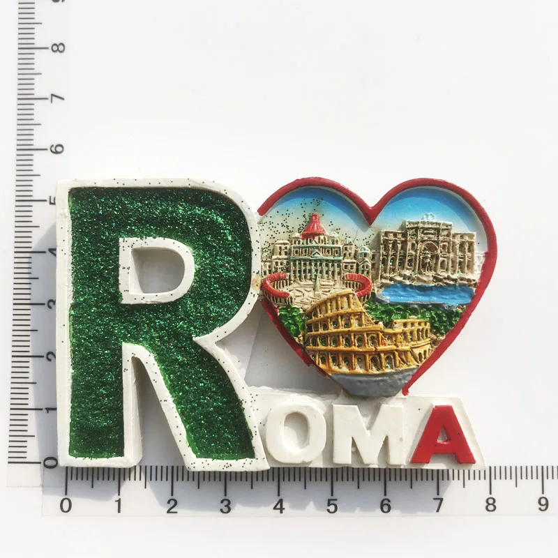 Calamita da frigorifero con mappa stile Saipan USA Isole Marianne souvenir da viaggio decorazione per frigorifero dipinta a mano collezione artigianale