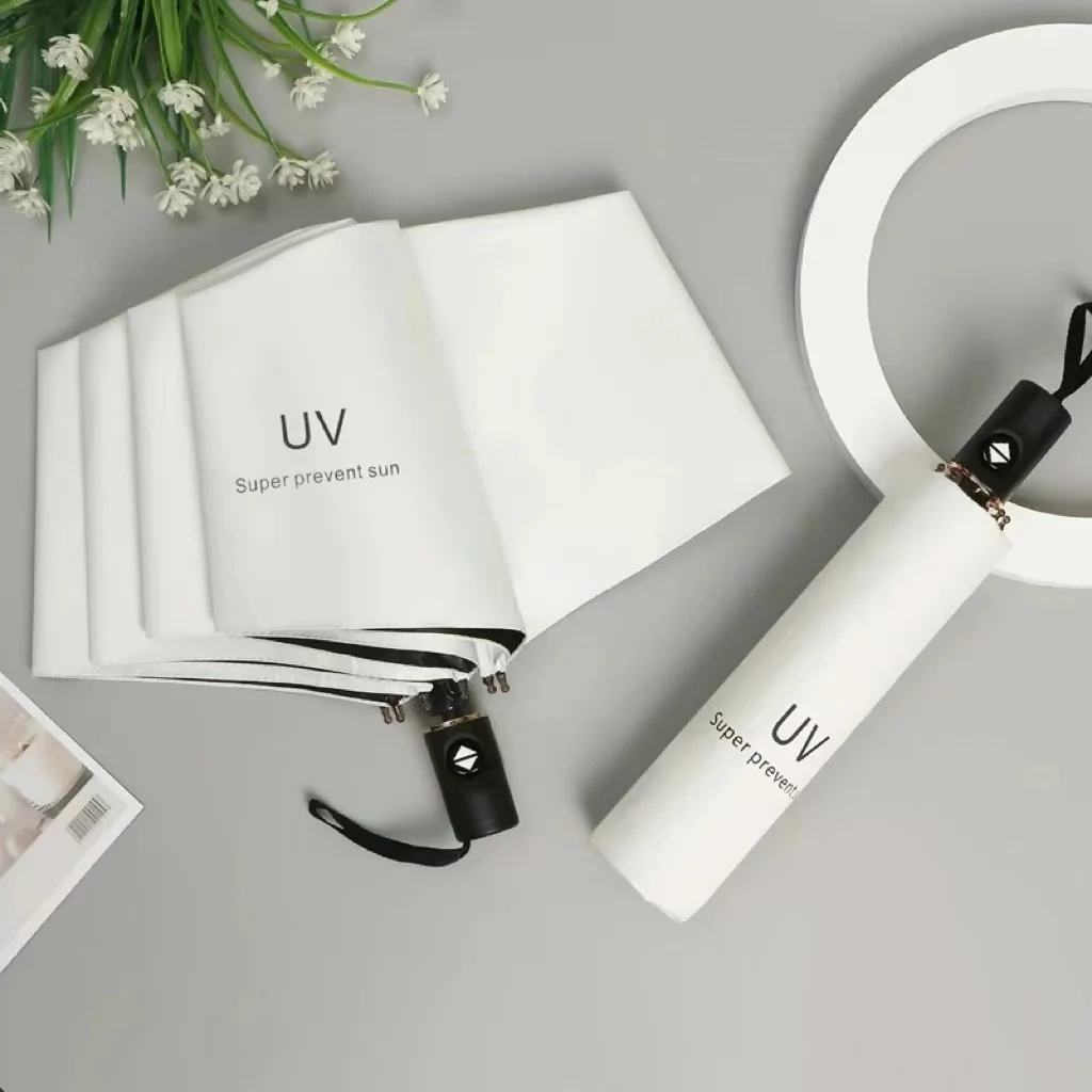 Umbrella Male and Female Folding Sun and Rain Dual Automatic Sun Protection UV Protection Sunshade Umbrella automatic umbrella