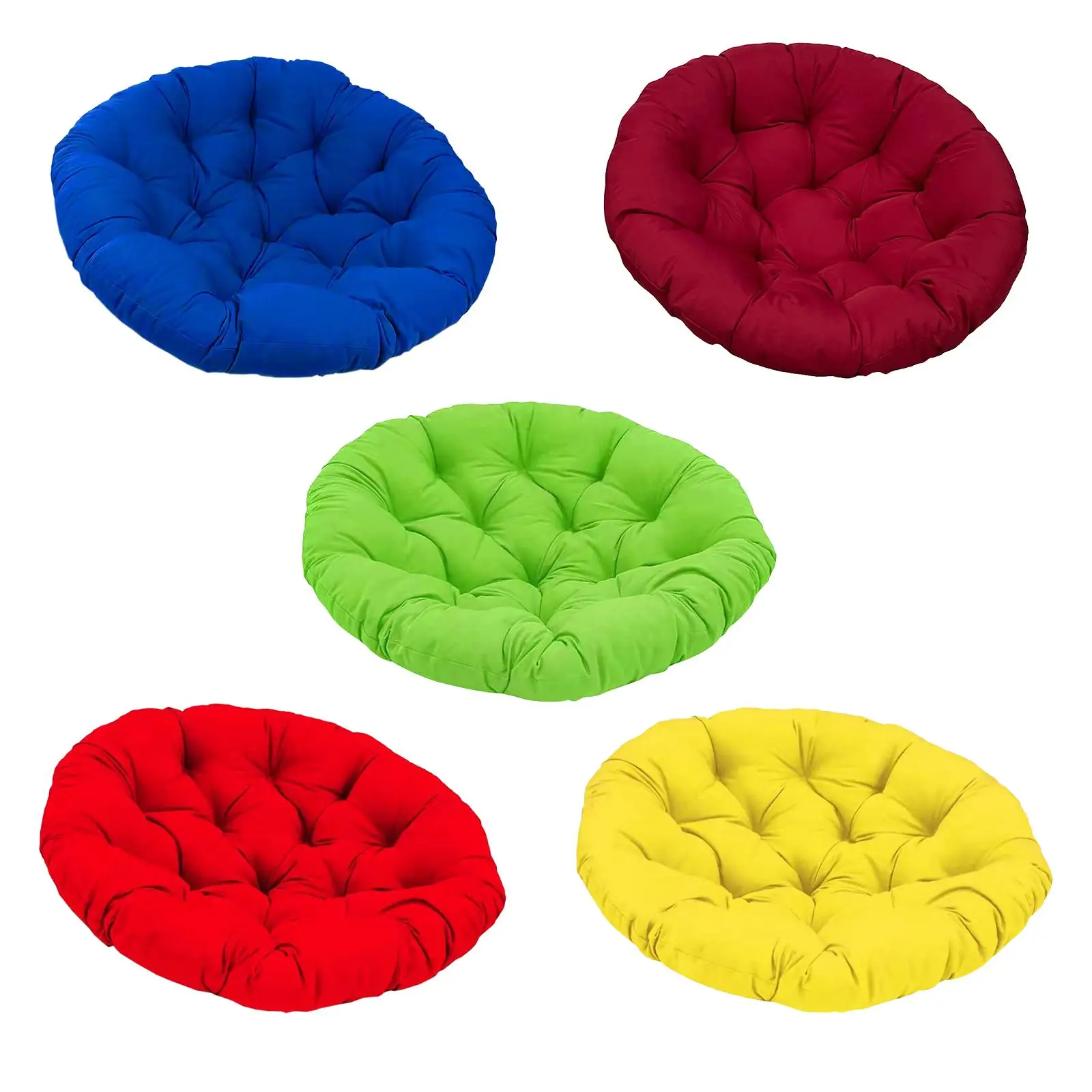 Hanging Chair Cushion Soft Washable Comfortable Round Seat Cushion Window Pad Floor Cushion for Patio Garden Office Kitchen Home