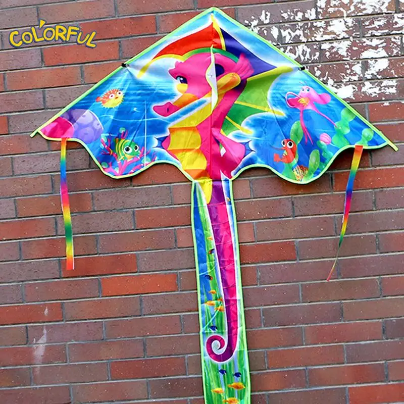 135cm High Quality Cartoon Kite Kit Delta Kite Tail Outdoor Toy Kites for Kids Adult Sport Toy Gifts kites for kids outdoor toys