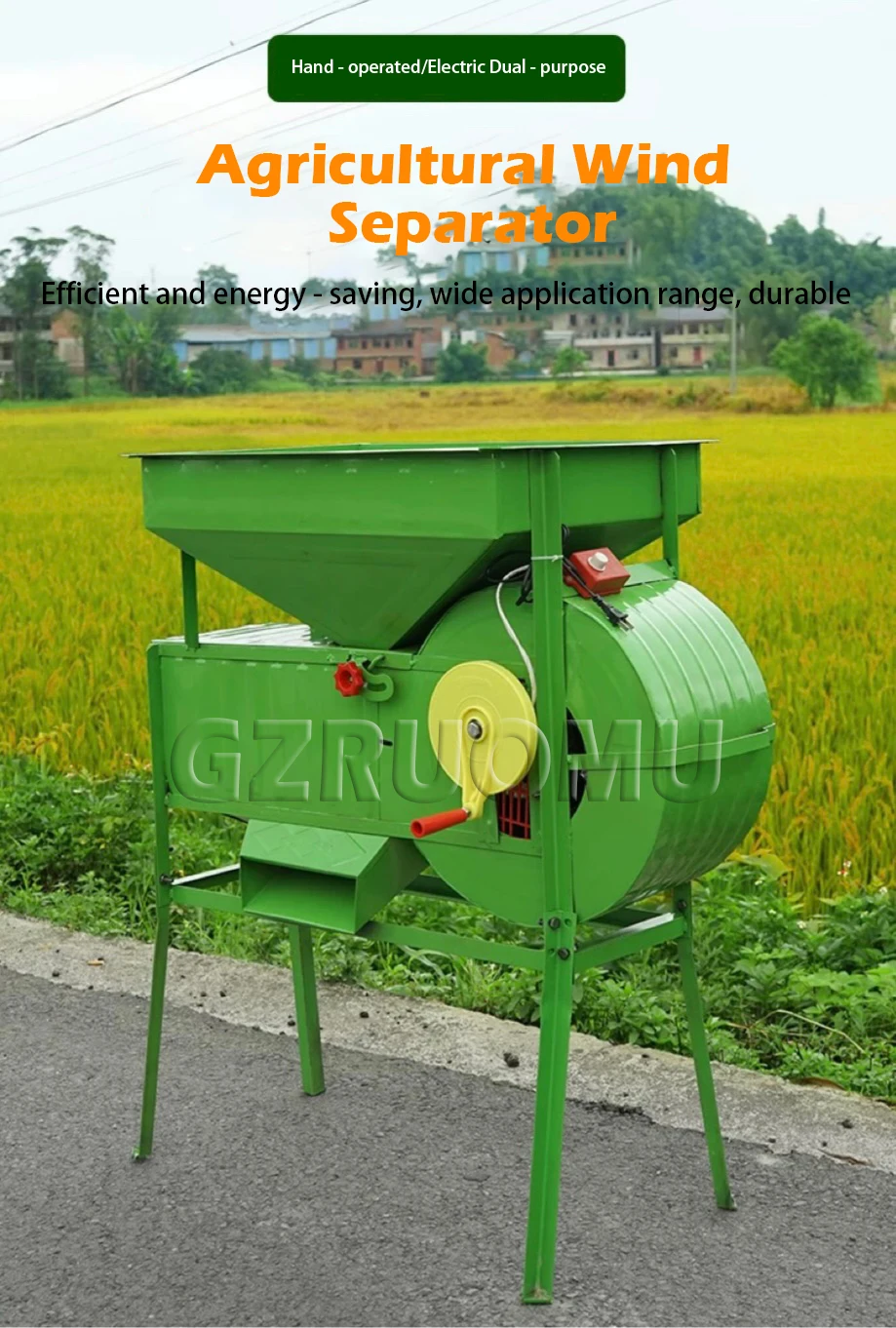 Multifunctional Electric Air Separator Grain Screen Machine Blown Leather Impuri