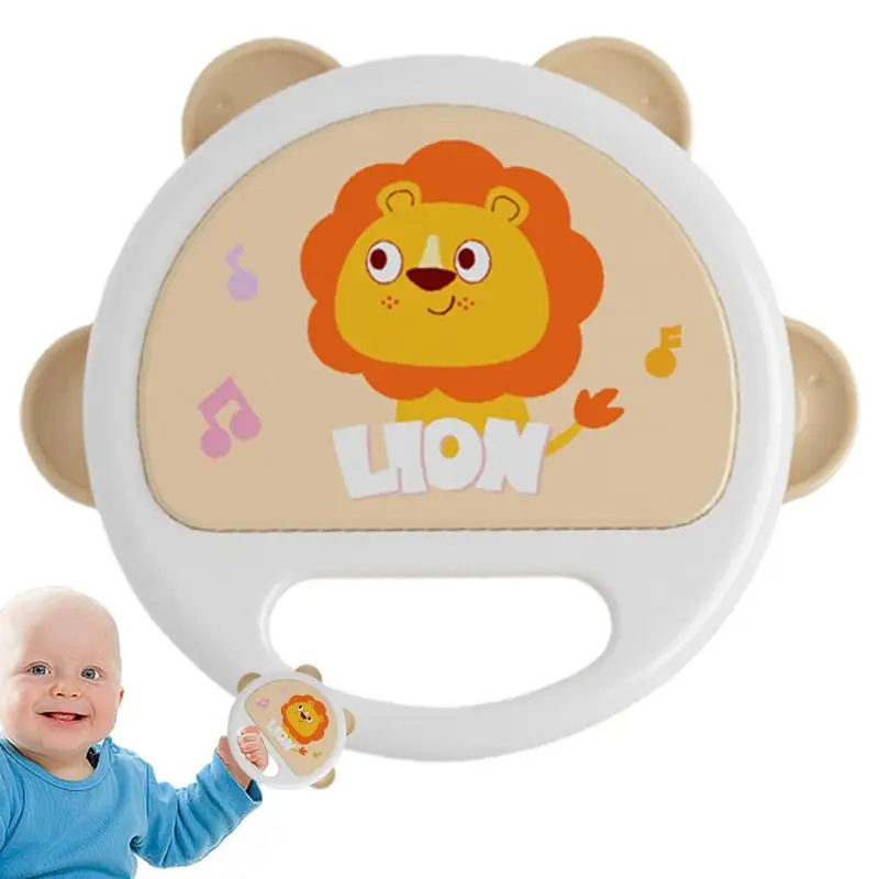 

Искусственный музыкальный инструмент, игрушки, ручной барабан, Тамбурин для малышей, перкуссионный барабан для музыкальных учителей, родителей малышей