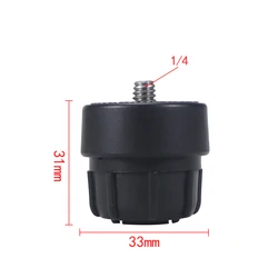Universal Ball Head Adapter Clip Mount - 1 4 to Ball Hole