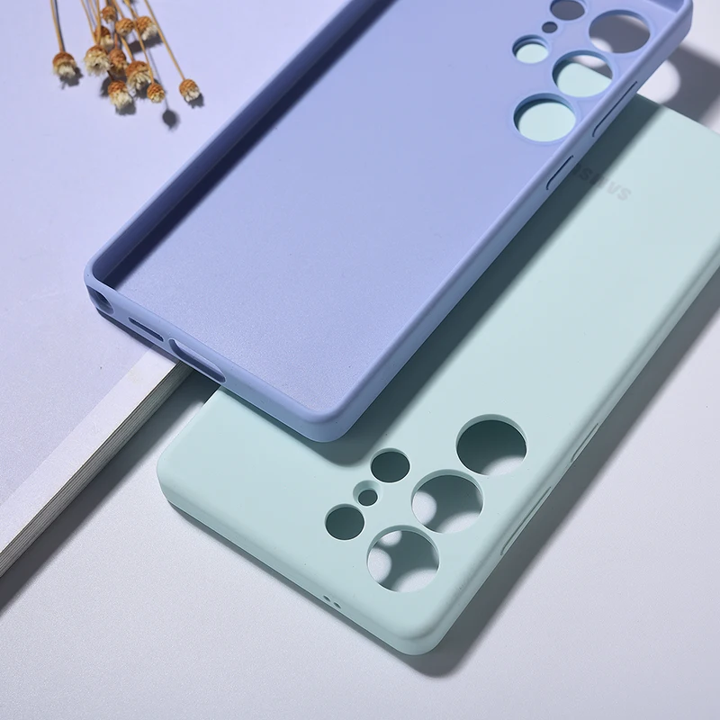 Premium Liquid Silicone Protective Phone Case - Soft Back Cover Shell