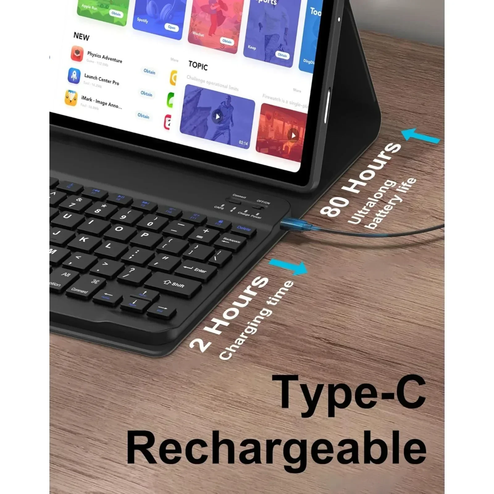 حافظة لوحة مفاتيح لجهاز Microsoft Surface Go 1/Go...
