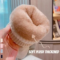 Women Winter Skiing Gloves 2026 New Fashion Fleece Lined Thick Warm Cold Resistant Touchscreen Electric Bike Riding Gloves 5