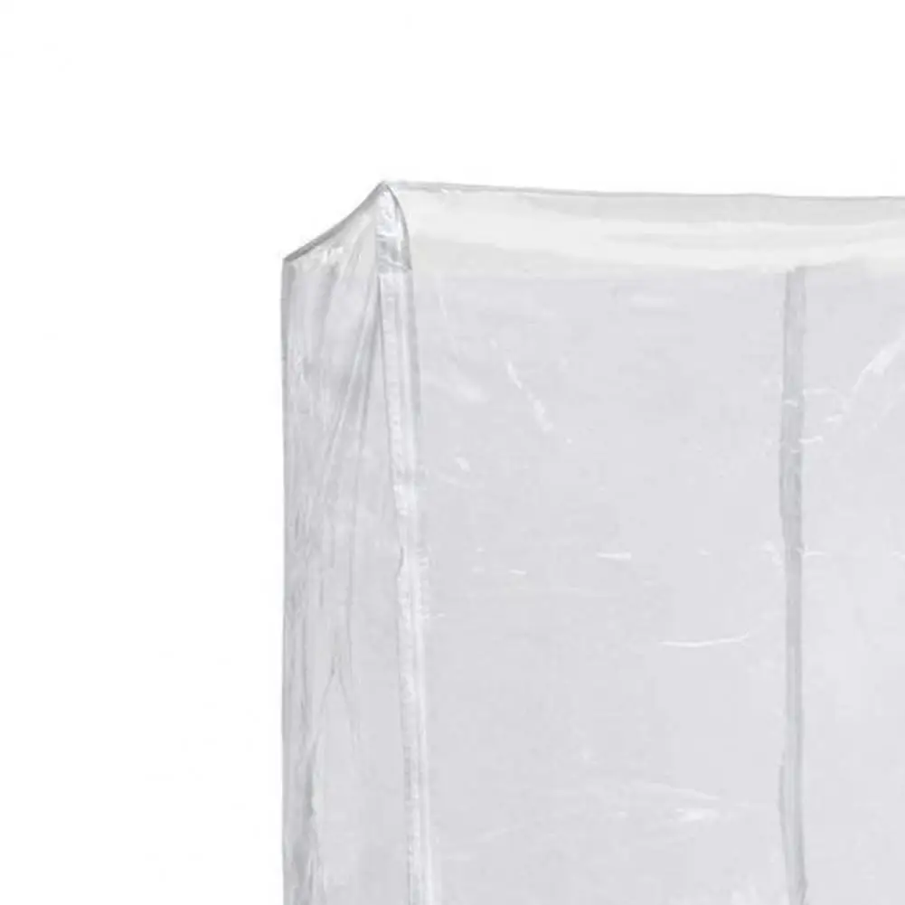 Bread Rack Cover Tear-resistant Transparent Zipper Closure Bun Pan Rack Cover Reinforced Seams Bread Case For Home Bakery