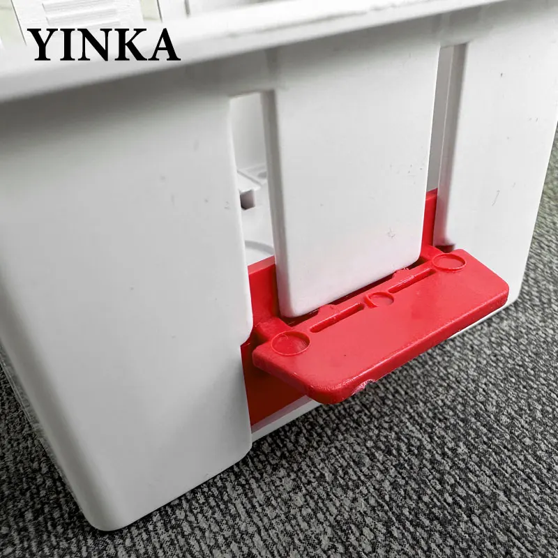 Фото Пластиковая Монтажная Нижняя коробка для выключателя YINKA, Белая настенная Монтажная коробка для выключателя, 86*86*48 мм №3