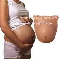 Cuirasses artificielles personnalisables pour femmes enceintes, faux ventre en Silicone, modèle de grossesse, ventre léger pour mère, vente en gros 1