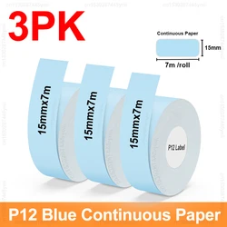 Compact Thermal Label Printer with Adhesive Label Tape (3PK Blue Paper)