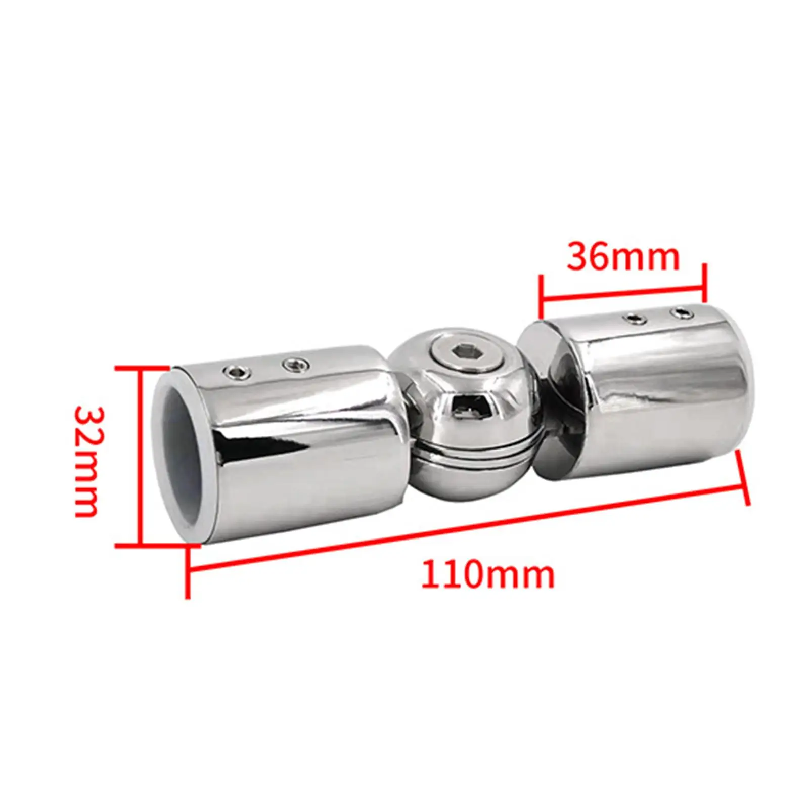 Stainless Steel Rod Connector - Durable and Versatile for Window Replacement